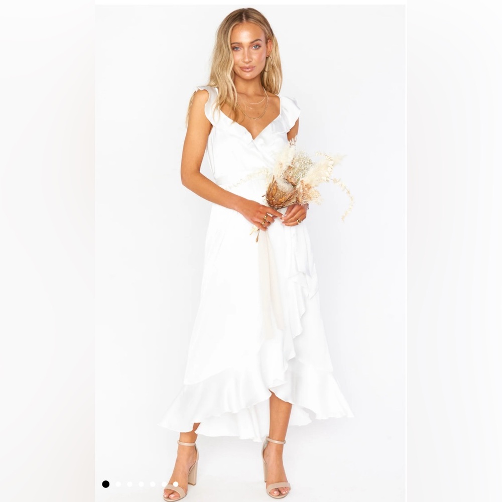 Small Ivory Samantha Ruffle Dress